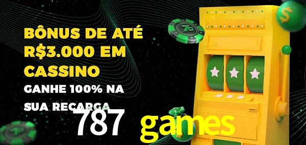 787 games melhor bônus de depósito